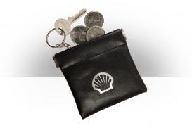 Snap Change Purse with Round Key Ring