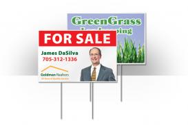 Full Colour Lawn Signs