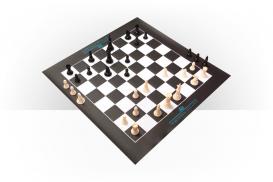 Large Vinyl Chess/Checkers Board