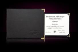 Case Made Leather Diploma Holder (Horizontal)